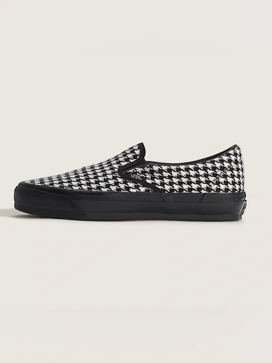 Vans Premium Classic Slip-On
Shoe Houndstooth Black /
White Women 10.0 Mens 8.5 - Picture 2 of 12